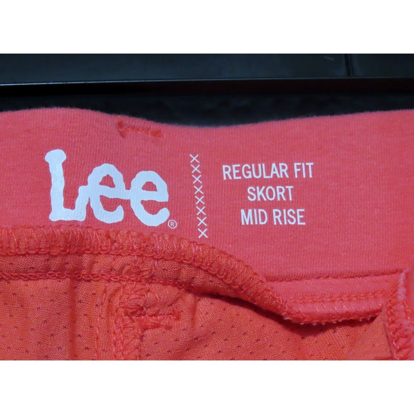 Lee Lee Skort Regular Fit Mid-Rise 16M Pink 4 Pocket Women’s Cotton Spandex Breathable Easy Care Athletic Beach Travel Casual Workwear Size ONE SIZE - 4 Thumbnail