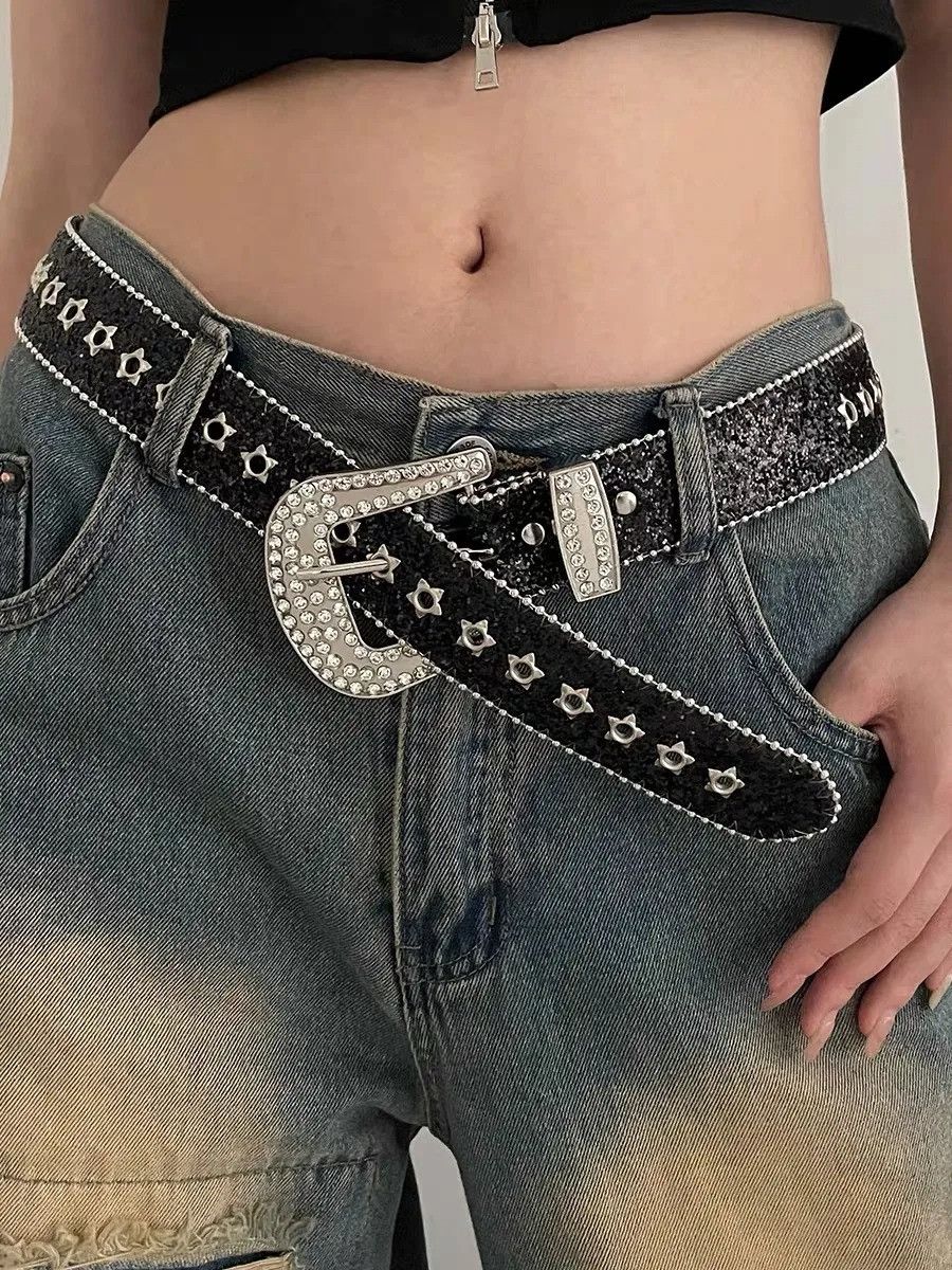 Vintage Vintage Crystal Riot Statement Belt Size ONE SIZE - 1 Thumbnail