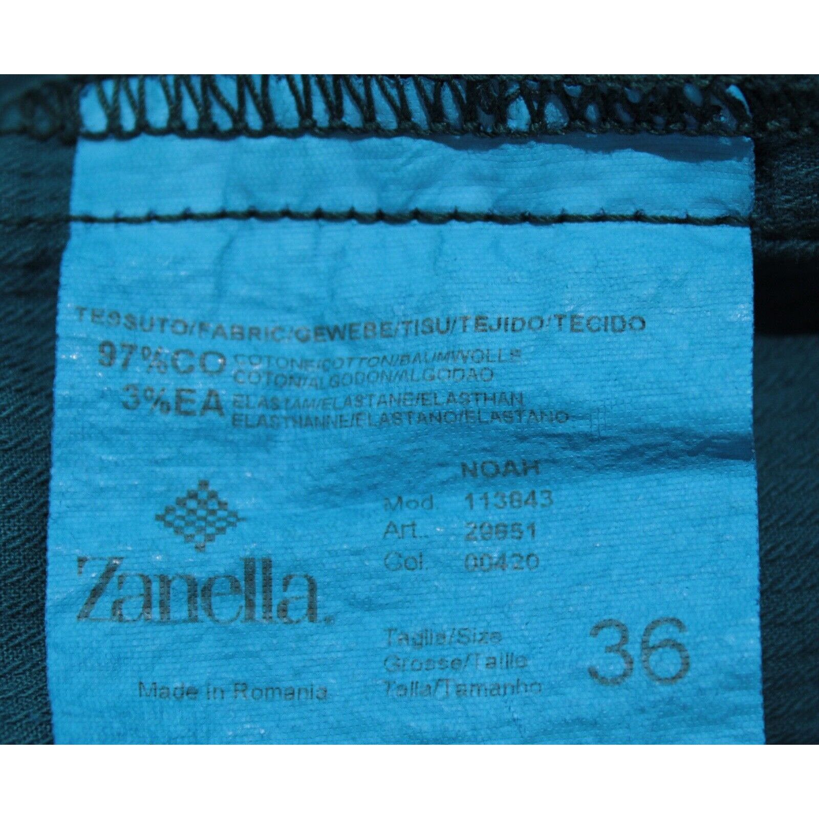 Zanella Zanella New with tags Chino Size 36 US In Blue Size US 36 / EU 52 - 5 Thumbnail