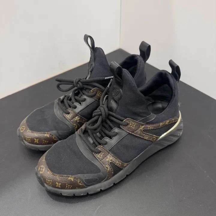 Louis Vuitton Louis Vuitton Aftergame Monogram Black Casual Sneakers -250 Size US 6 / IT 36 - 1 Thumbnail