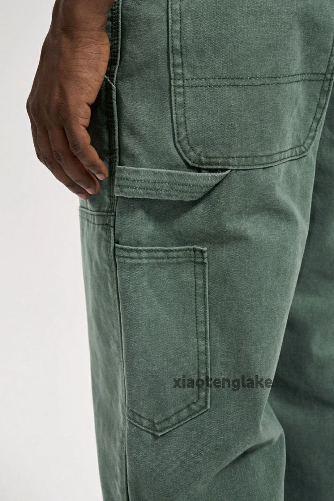 Jean × Vintage Washed faded cleanfit yuppie loose carpenter cargo pants Size US 36 / EU 52 - 4 Thumbnail