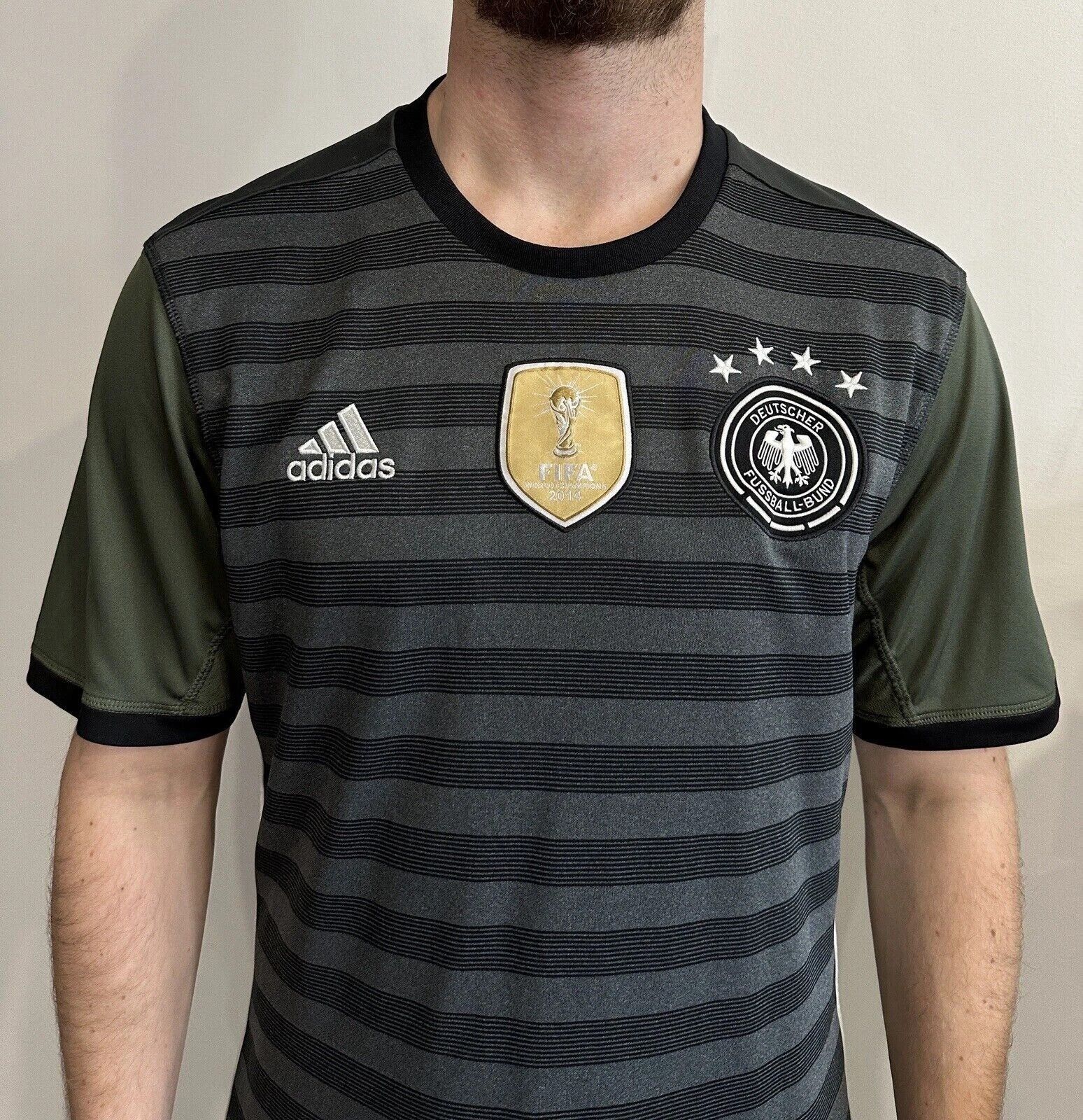 Adidas GERMANY NATIONAL 2015 2016 AWAY JERSEY SHIRT SOCCER FOOTBALL Size US L / EU 52-54 / 3 - 2 Thumbnail