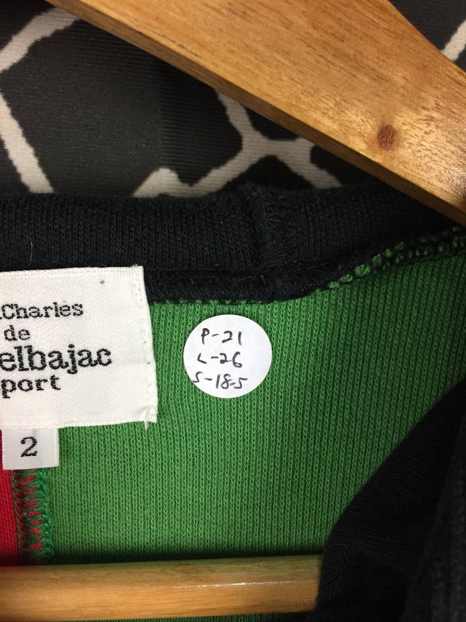 Jean Charles De Castelbajac Vtg Jean Charles De Castelbajac Color Block Pullover Hoodie Size US M / EU 48-50 / 2 - 19 Thumbnail