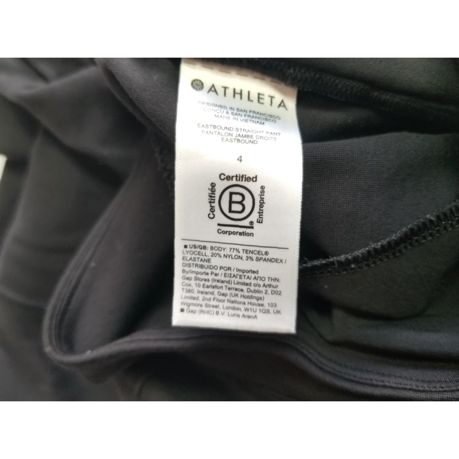 Athleta Athleta Pants Women Size 4 Black Bootcut Track Pants Pockets Breathable Athletic Athleisure Tight Inseam 28 in Regular Size 27" / US 4 / IT 40 - 6 Thumbnail