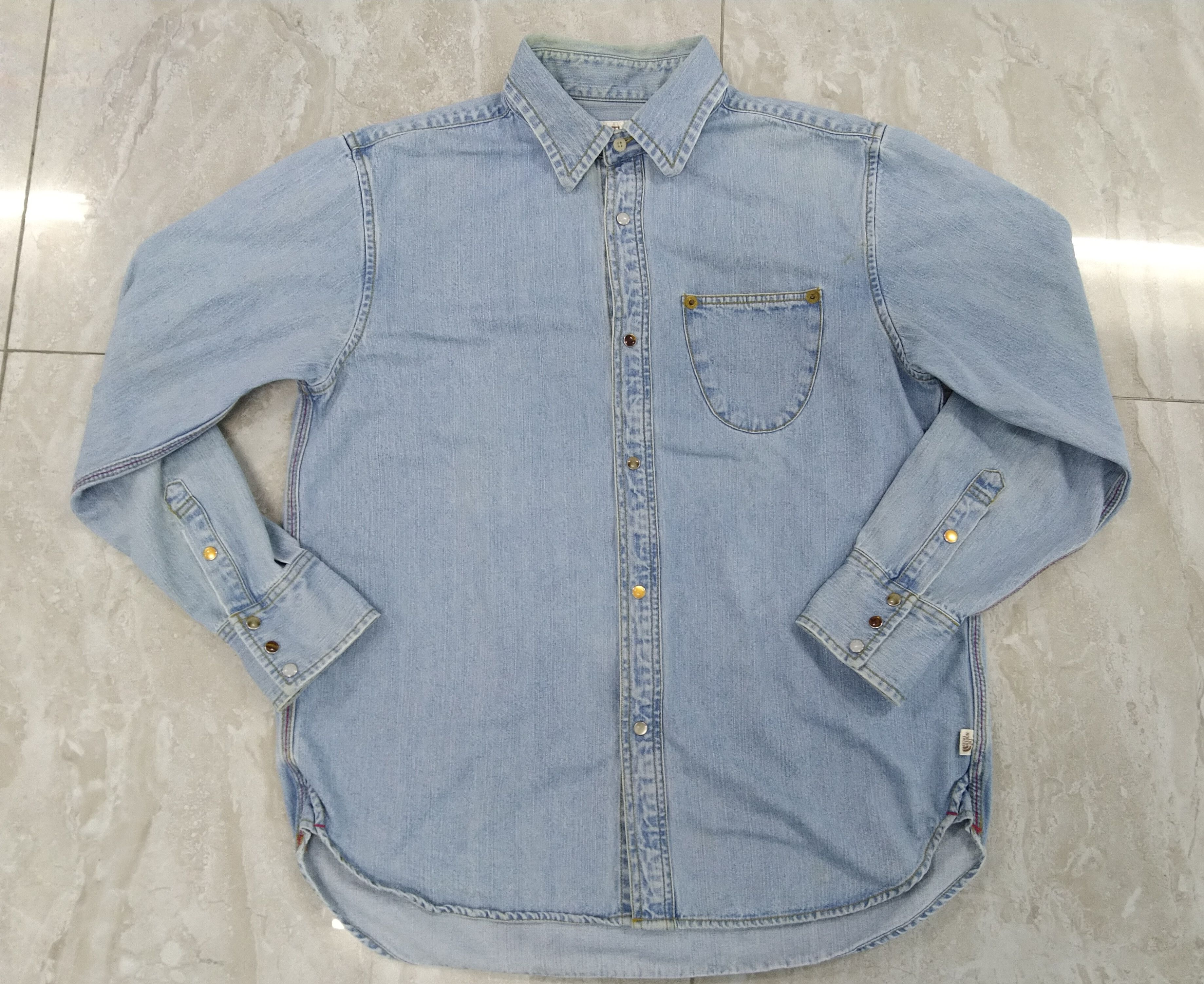 The North Face × Vintage Vintage The North Face Button Jacket Size US L / EU 52-54 / 3 - 1 Thumbnail