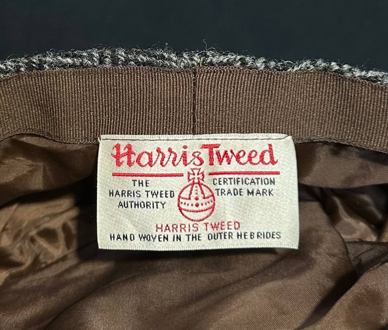 Harris Tweed × Vintage Harris Tweed newsboy cap Vintage Cap Hat wool Mens Size ONE SIZE - 6 Thumbnail