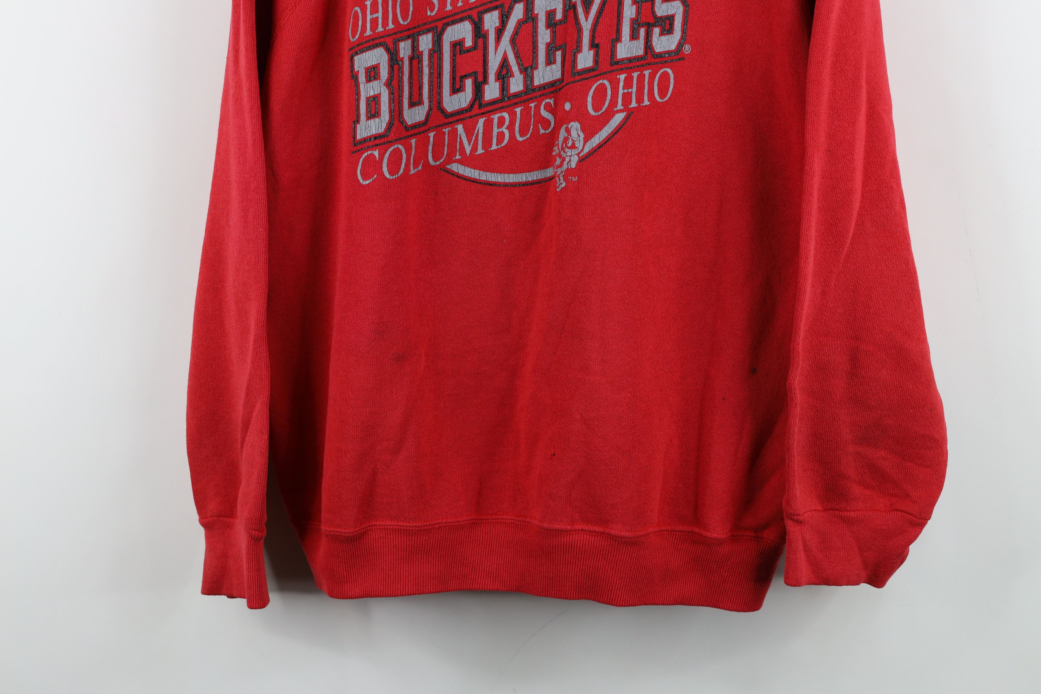 Vintage Vintage 90s Spell Out Ohio State University Sweatshirt USA Size US L / EU 52-54 / 3 - 3 Thumbnail