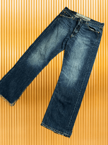 Levi's × Vintage Vintage Levis 501 Jeans Faded Blue Distress Denim Size US 38 / EU 54 - 1 Thumbnail