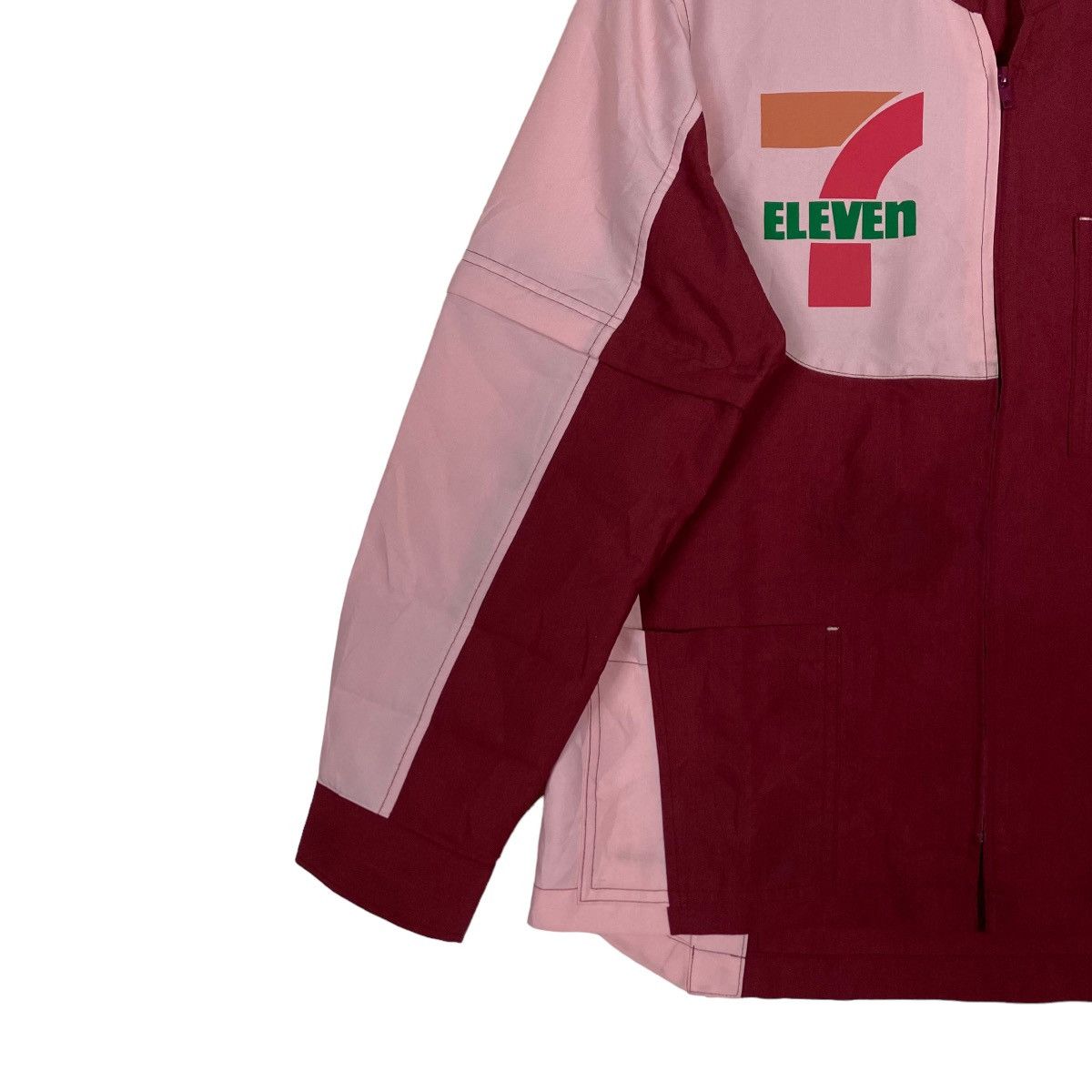 Vintage Vintage 7-Eleven Full Zipper Staff Uniform Light Jacket Size M / US 6-8 / IT 42-44 - 4 Thumbnail