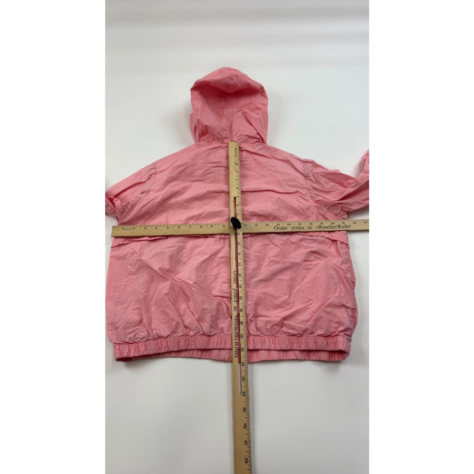 Anthropologie Anthropologie Jacket Womens Small Pink Crop Windbreaker Hooded Full Up Ett Twa Size S / US 4 / IT 40 - 5 Thumbnail