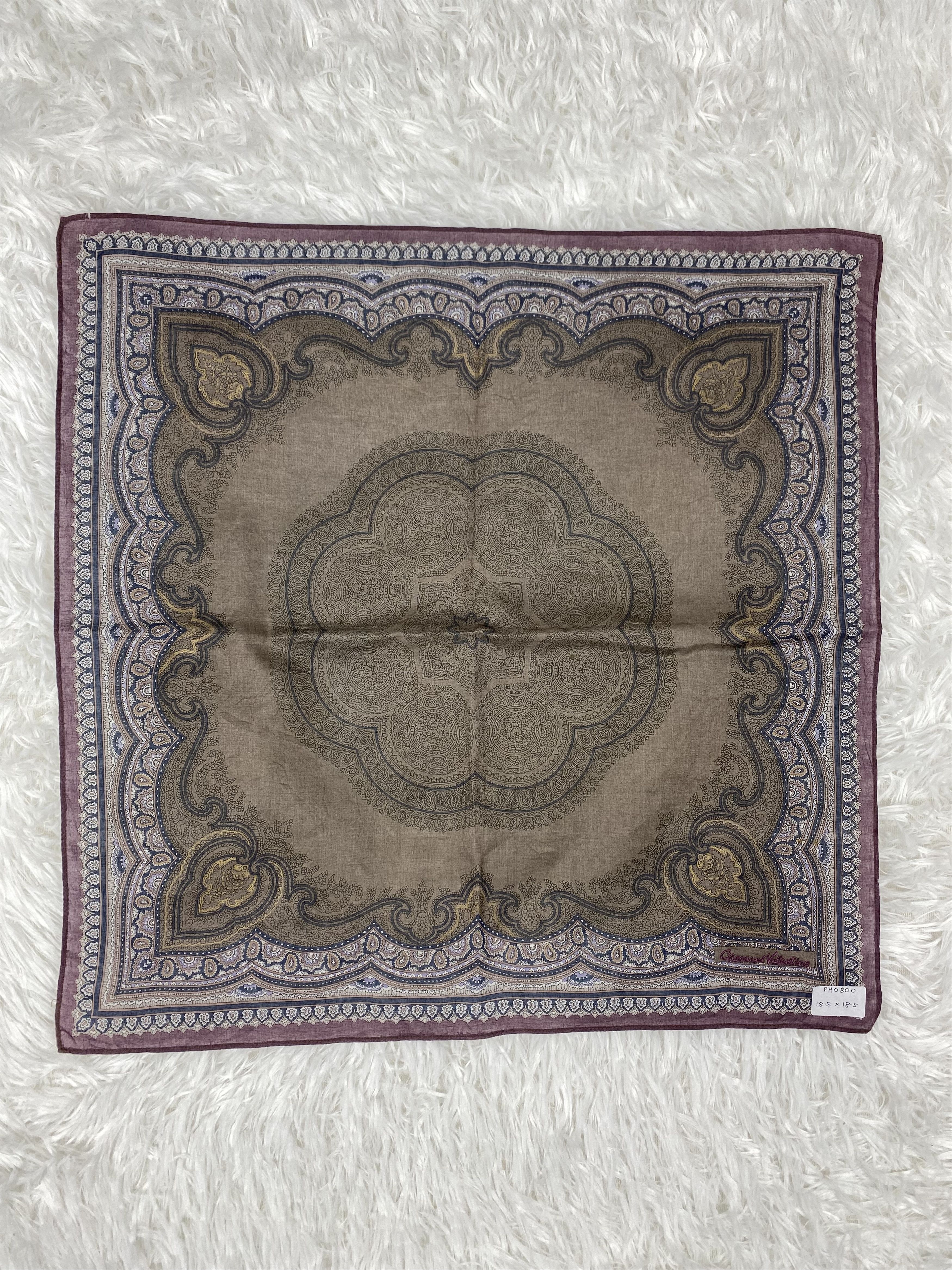 Giovanni Valentino × Vintage Vintage Giovanni Valentino Handkerchief Neckerchief PH0800 Size ONE SIZE - 3 Thumbnail
