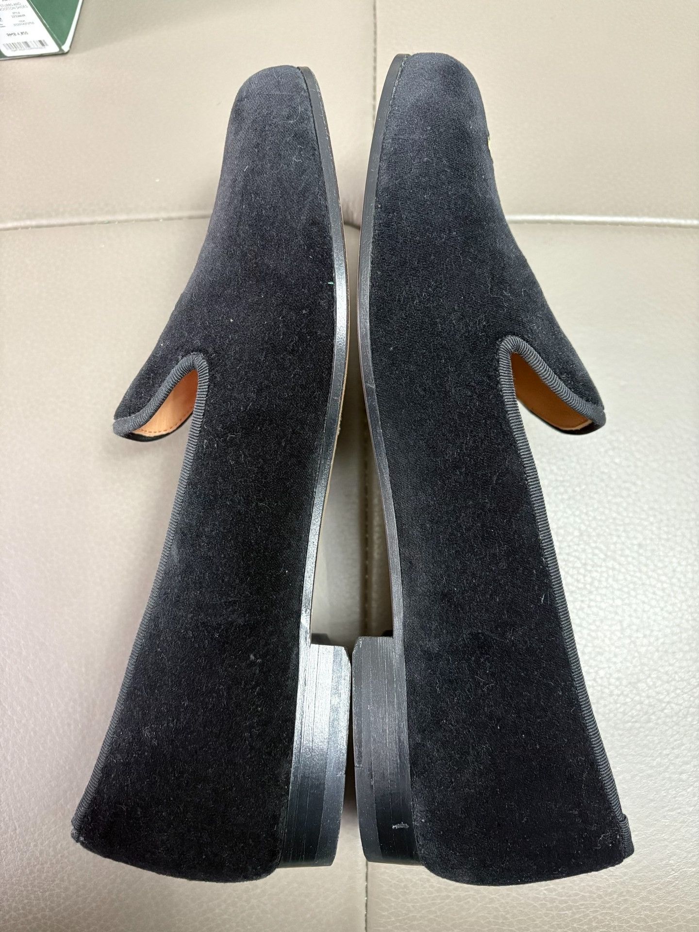 Stubbs & Wootton Men's Velvet Loafers in Black, Men's (Size 9.5) — image 5 of 6