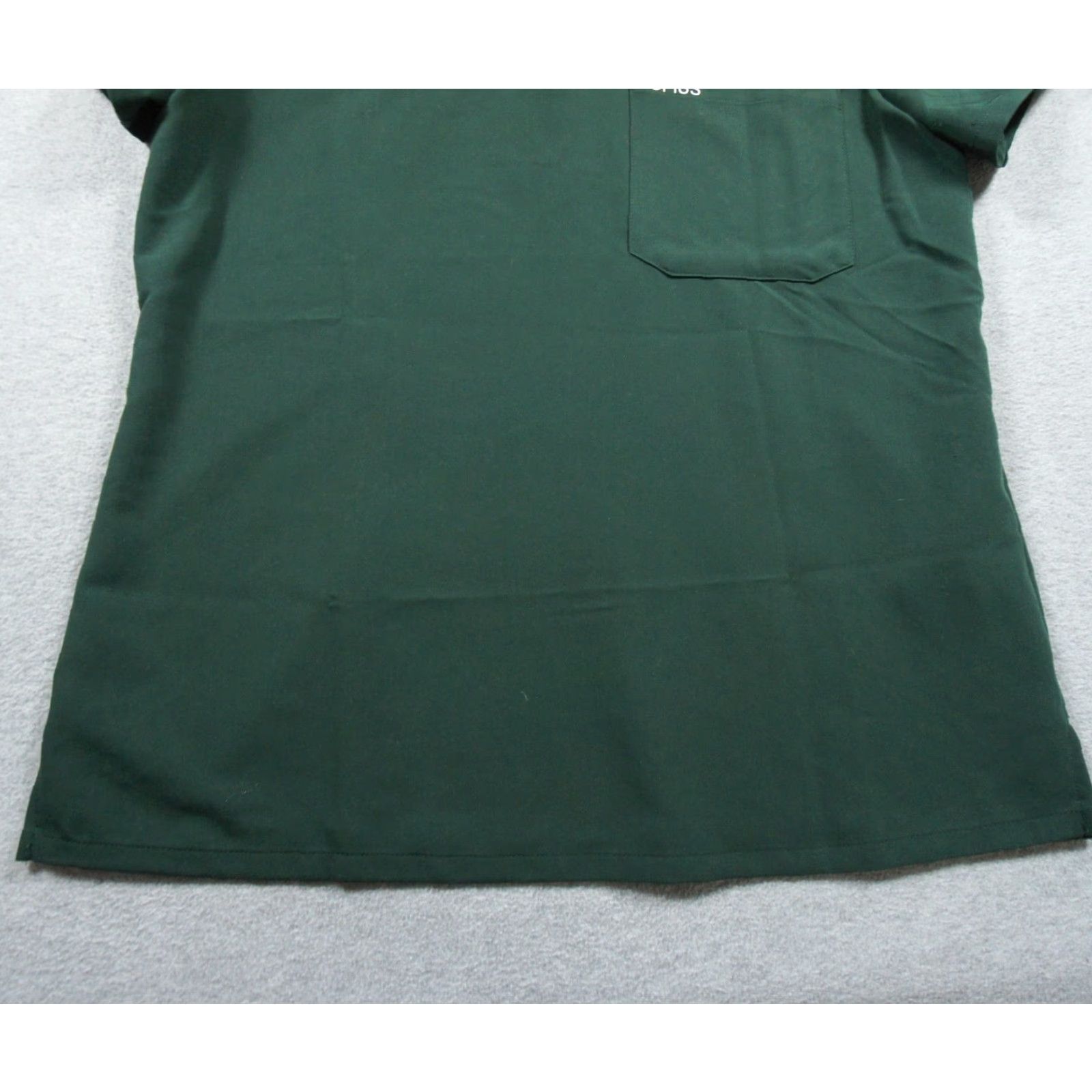 Vintage Figs Shirt Womens Medium Green Scrub Top Nurse Medical Workwear Stretch Ladies Size M / US 6-8 / IT 42-44 - 4 Thumbnail