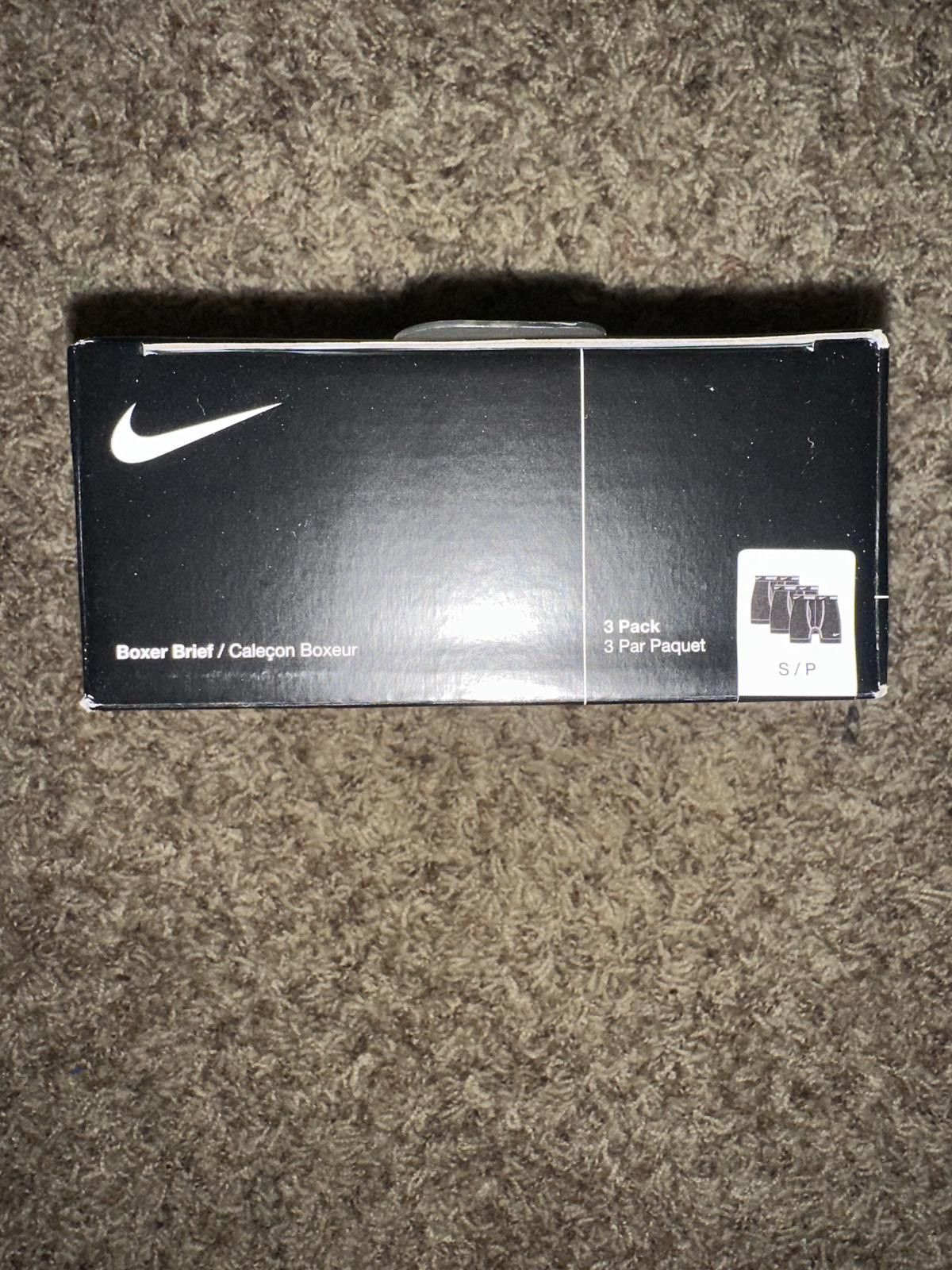 Nike Nike Dri-FIT Essential Cotton Stretch Men's Boxer Briefs (3-Pack) Black Size ONE SIZE - 3 Thumbnail
