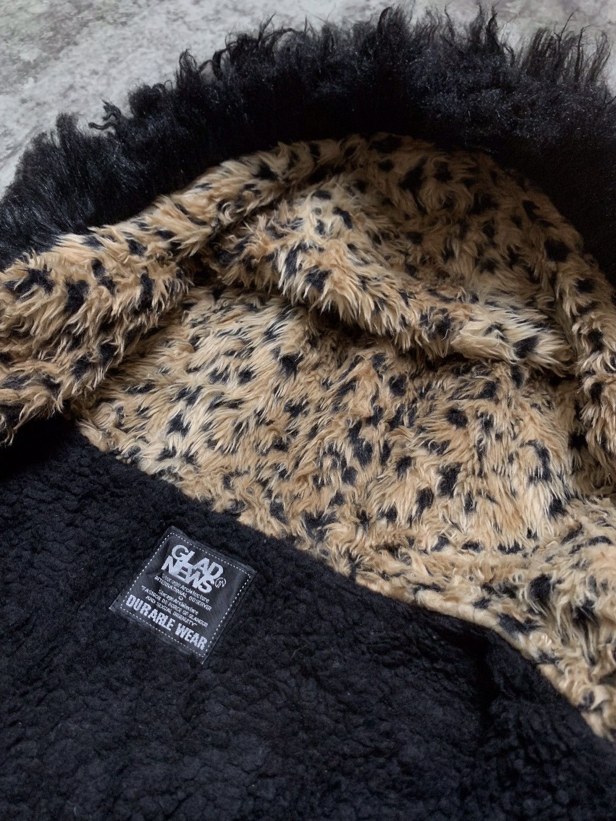Japanese Brand Glad news Mohair Fur Parka ifsixwasnine Vkei style Size US M / EU 48-50 / 2 - 6 Thumbnail