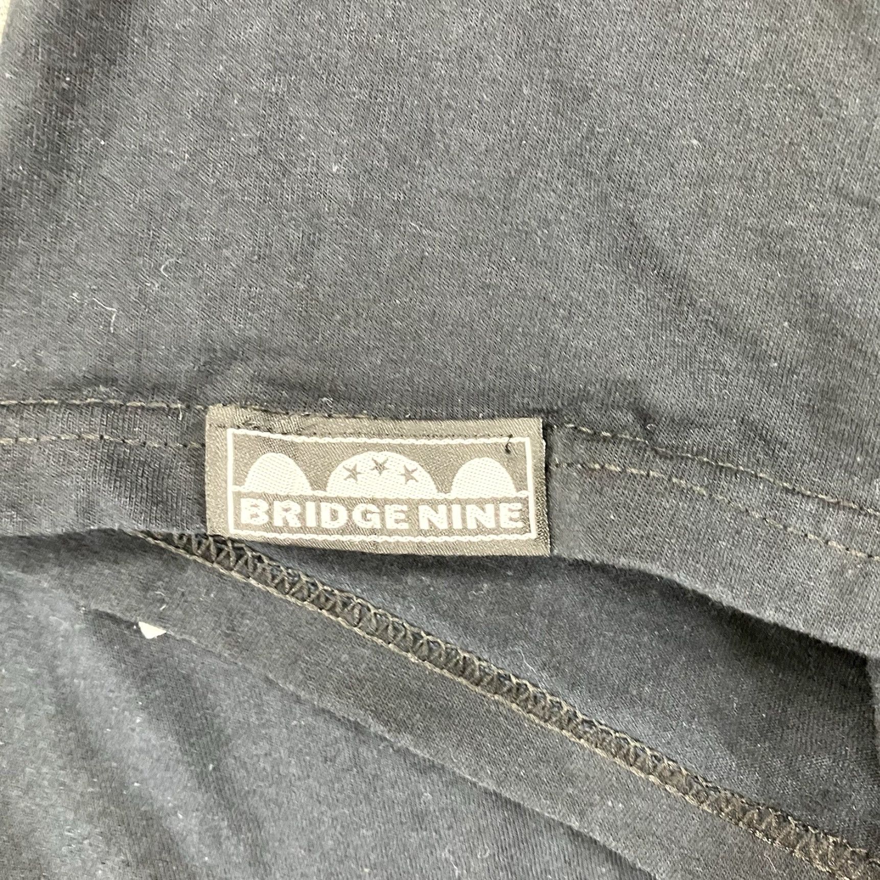 Vintage VINTAGE No Warning NWC Bridge Nine Records T-Shirt XL Black Crew Neck Short Sleeve Regular Fit Limited Edition 116 of 150 Size US XL / EU 56 / 4 - 6 Thumbnail
