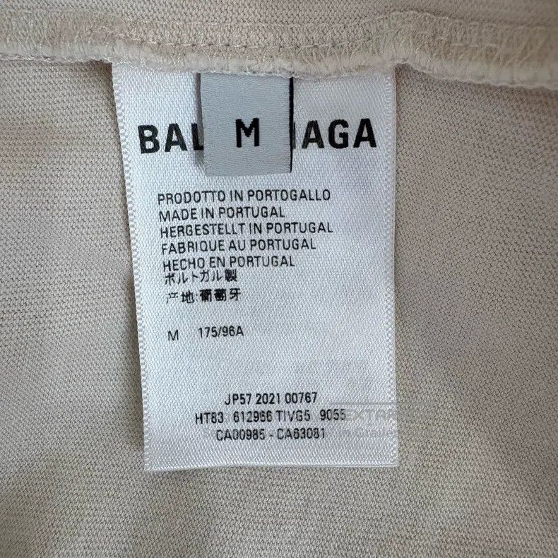 Balenciaga Balenciaga Front and Back Printed Logo Short Sleeve T-Shir Size US M / EU 48-50 / 2 - 7 Thumbnail