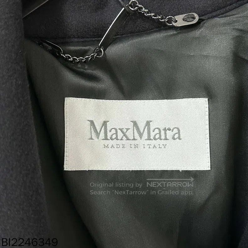 Max Mara Max Mara Black medium-length belt poncho coat Size XS / US 0-2 / IT 36-38 - 5 Thumbnail