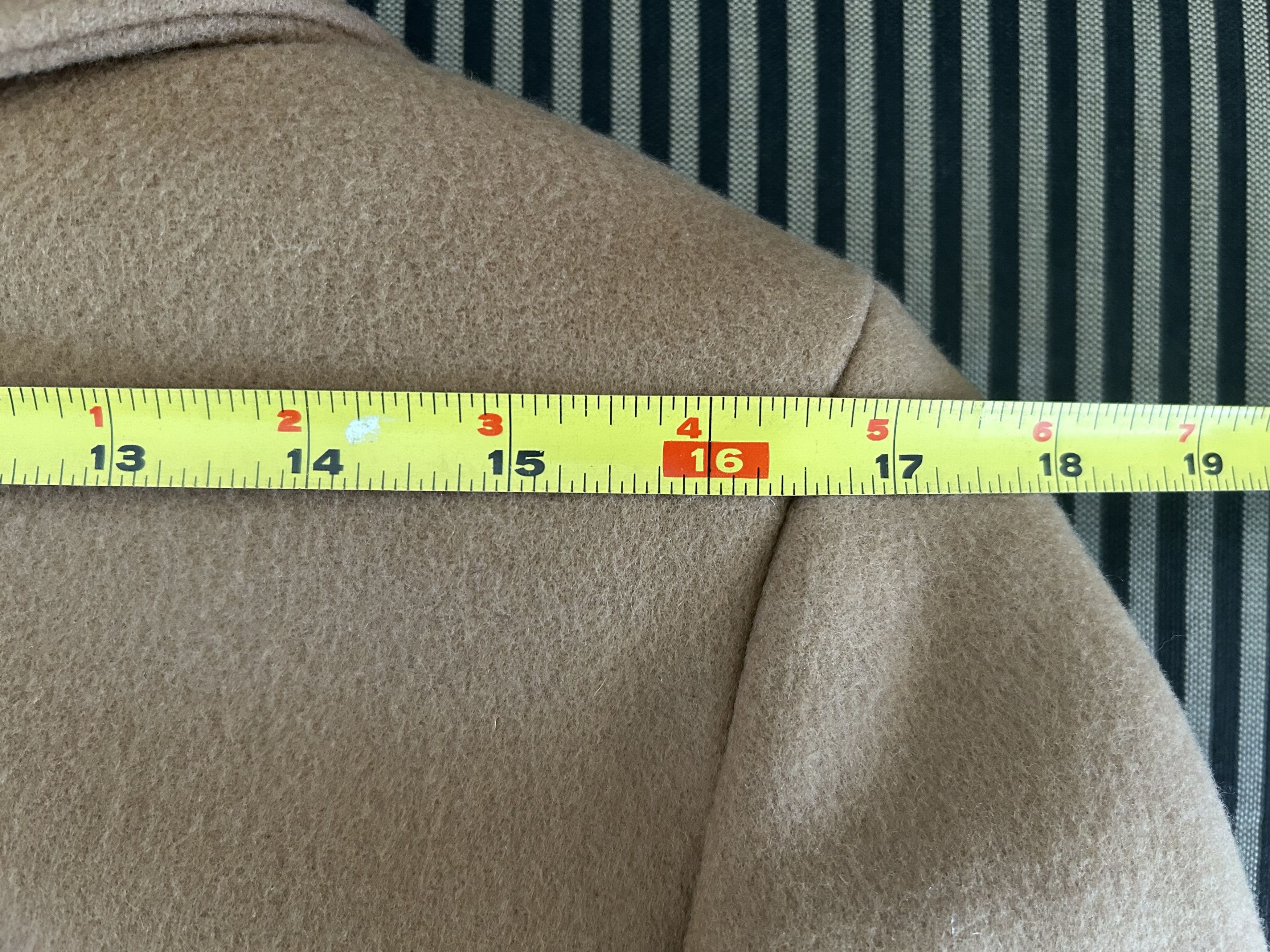MSGM MSGM Beige/Tan/Camel Coat Wool Blend IT 42 NWT Belt Size M / US 6-8 / IT 42-44 - 6 Thumbnail
