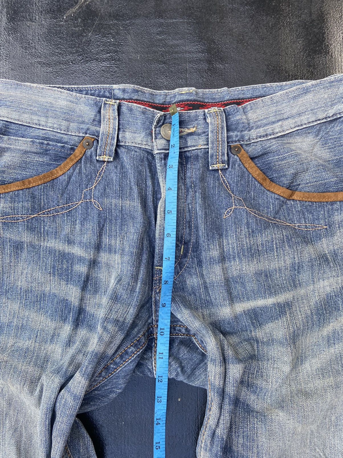 Edwin Vintage Edwin distressed fashion kmrii if six was nine Size US 35 - 18 Thumbnail