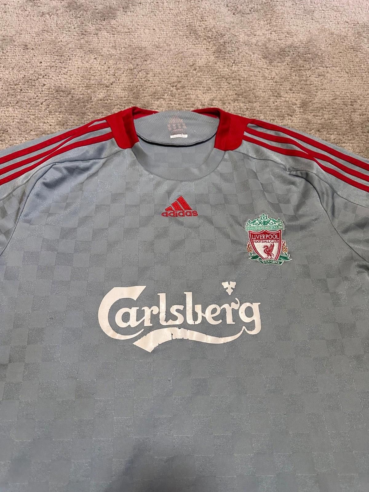 Adidas LIVERPOOL 2008/2009 AWAY FOOTBALL SHIRT JERSEY ADIDAS 2XL Size US XXL / EU 58 / 5 - 3 Thumbnail