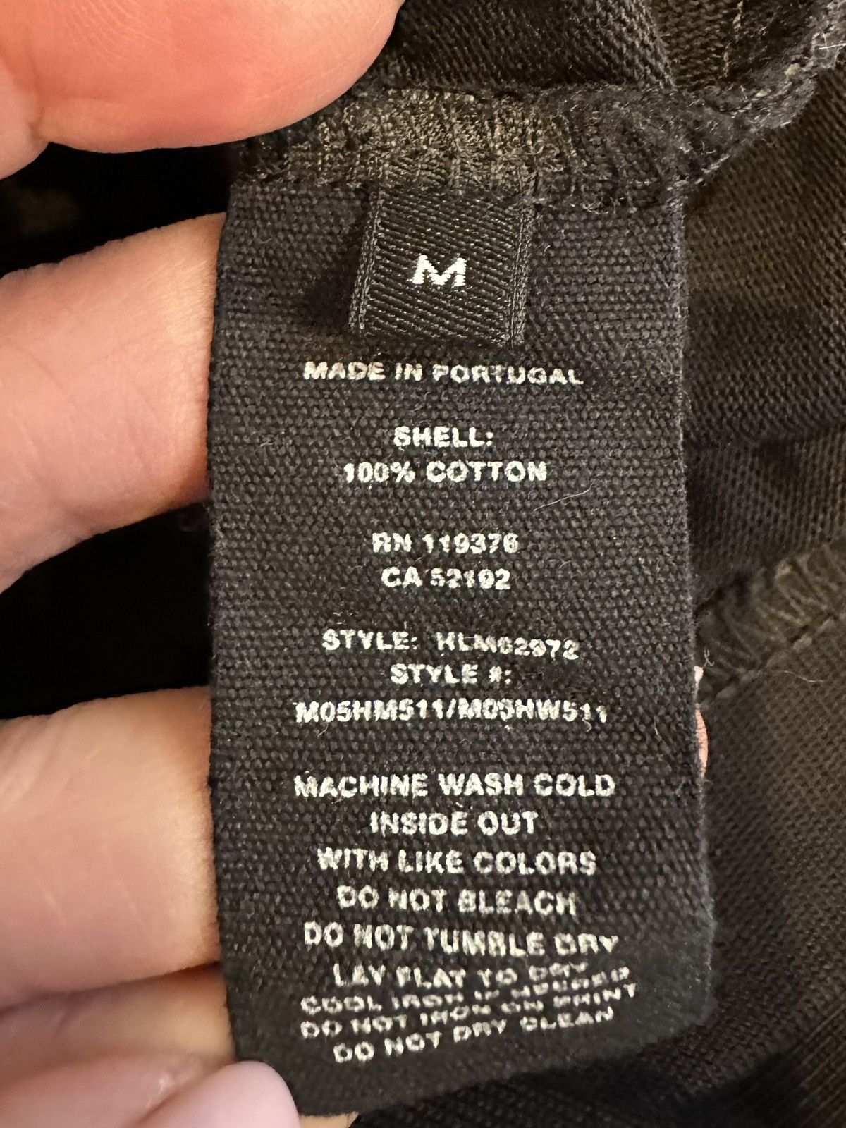 Helmut Lang Helmut Lang Black Graphic Logo Tee Size M Portugal Size US M / EU 48-50 / 2 - 7 Thumbnail