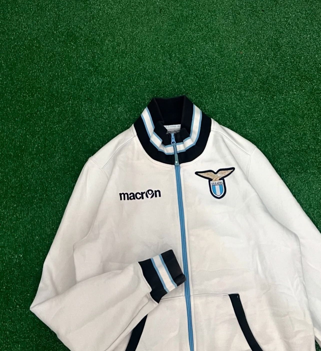 Macron × Vintage Lazio vintage zip-up Size US M / EU 48-50 / 2 - 2 Thumbnail