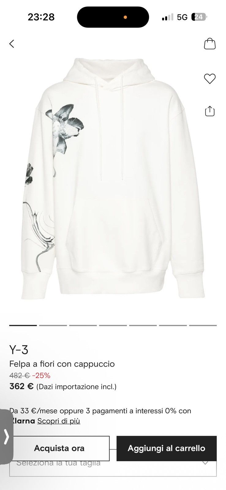Y-3 Y-3 Floral Hoodie Size US M / EU 48-50 / 2 - 12 Thumbnail