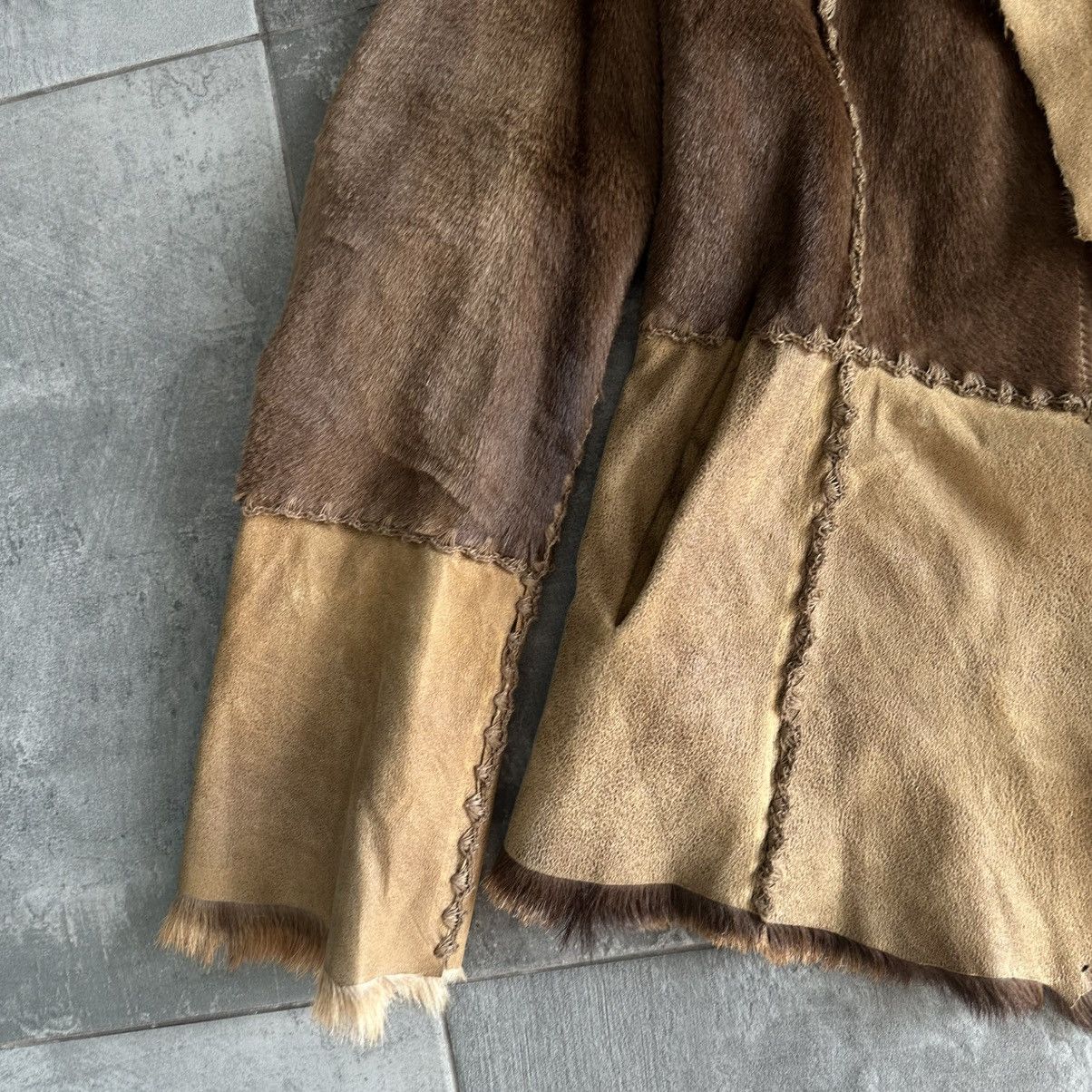 Vintage Luxury Sylvie Schimmel Paris Goat Fur Jacket 38 size Size XS / US 0-2 / IT 36-38 - 3 Thumbnail