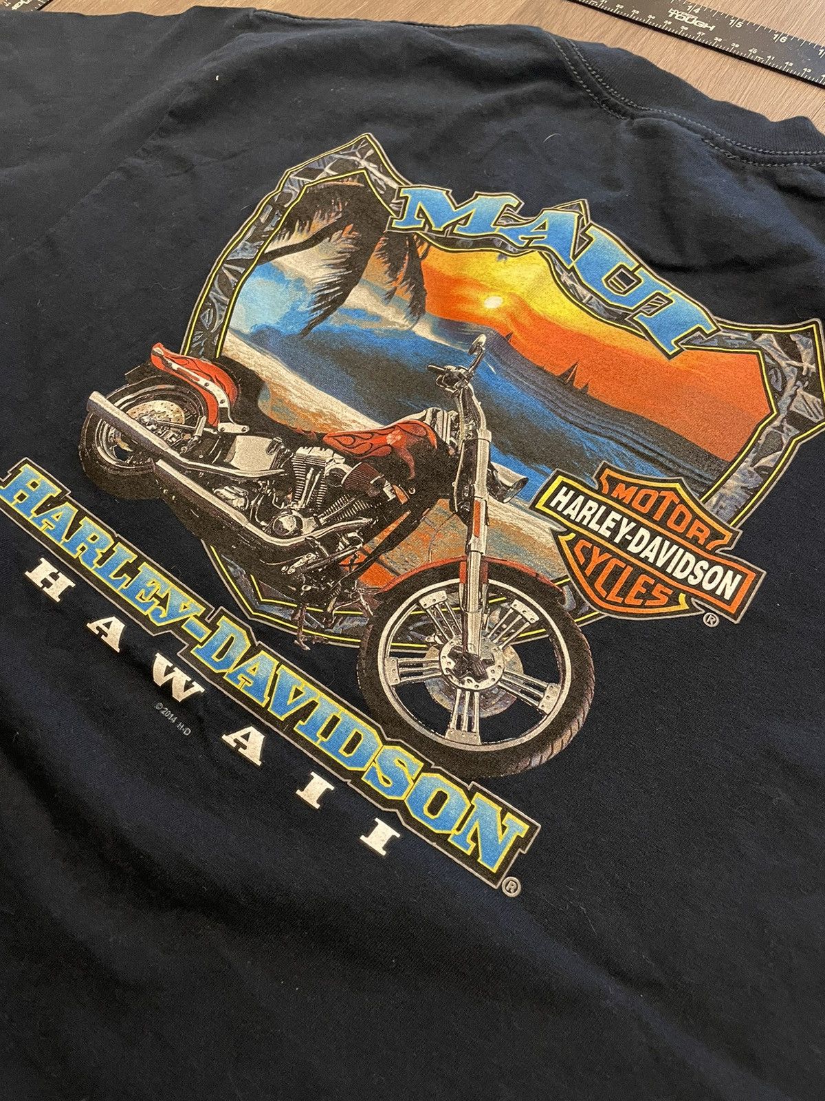 Harley Davidson Harley Davidson “Maui Hawaii” T-shirt (Sz. L) Size US L / EU 52-54 / 3 - 2 Thumbnail