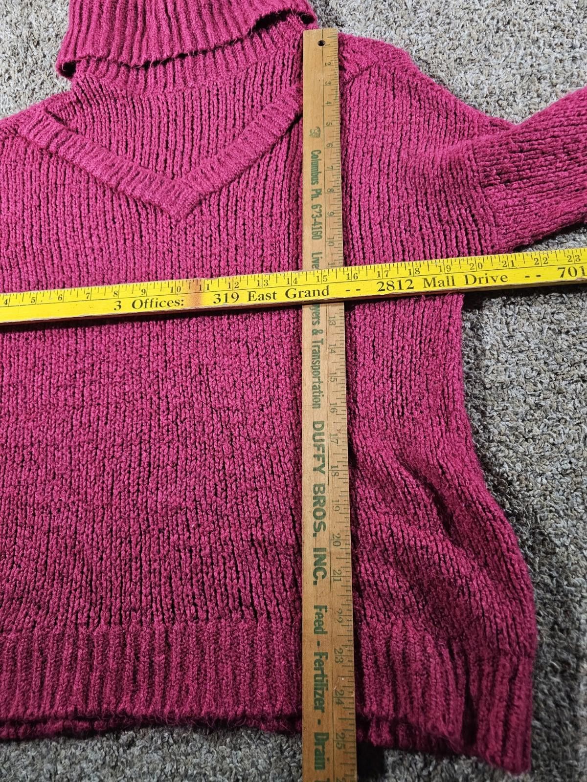 Nine West Nine West Pink Cable Knit Cowlneck Sweater Small Size S / US 4 / IT 40 - 4 Thumbnail