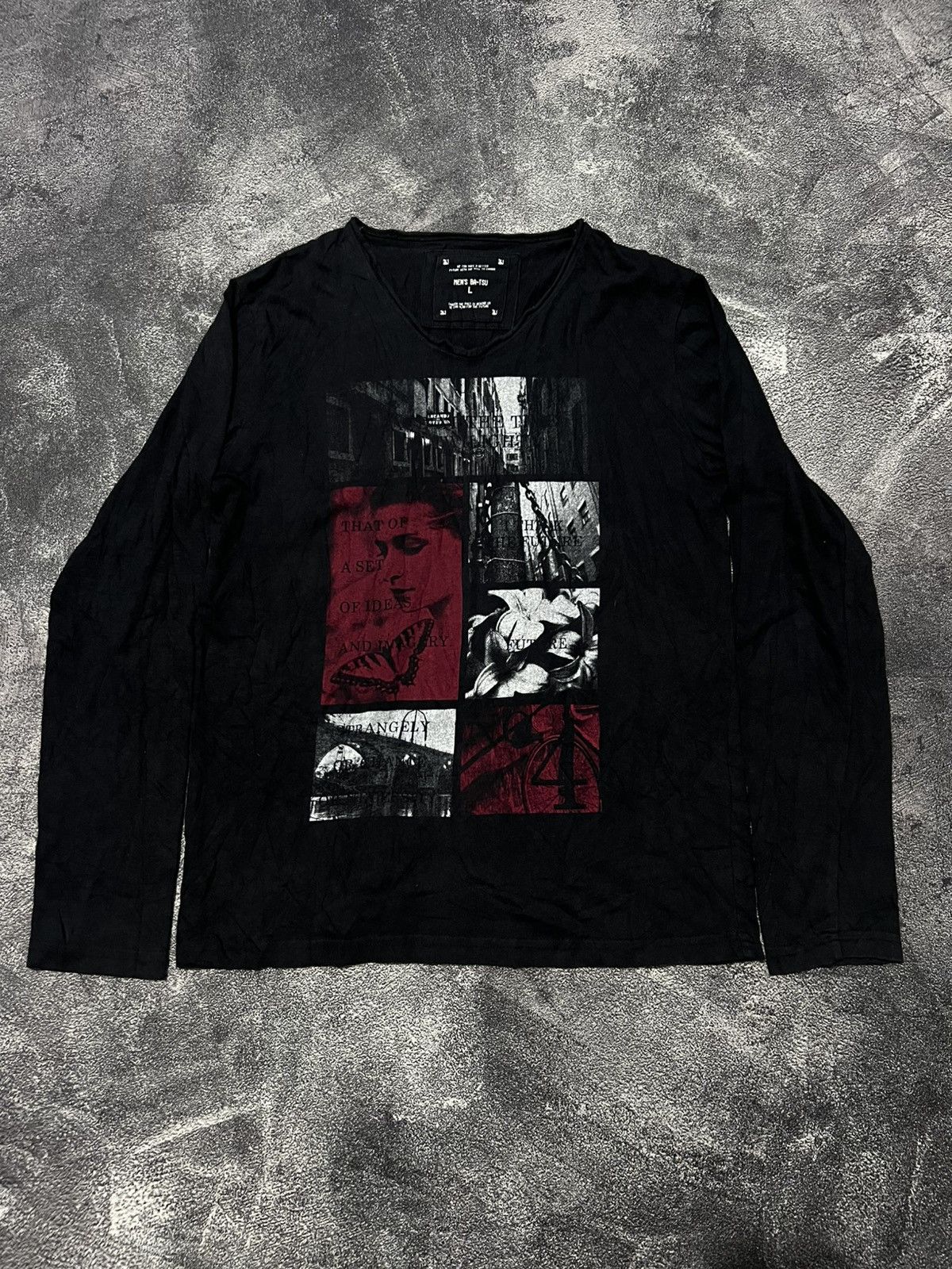 If Six Was Nine Ba-Tsu Poem Long Sleeve tees Size US L / EU 52-54 / 3 - 1 Thumbnail