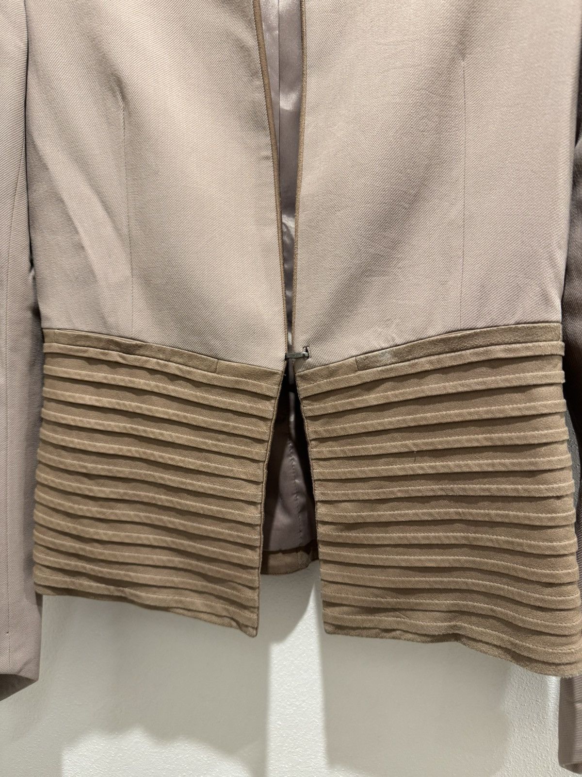 Helmut Lang × Vintage Helmut Lang Women's Brown and Tan Jacket Size S / US 4 / IT 40 - 3 Thumbnail