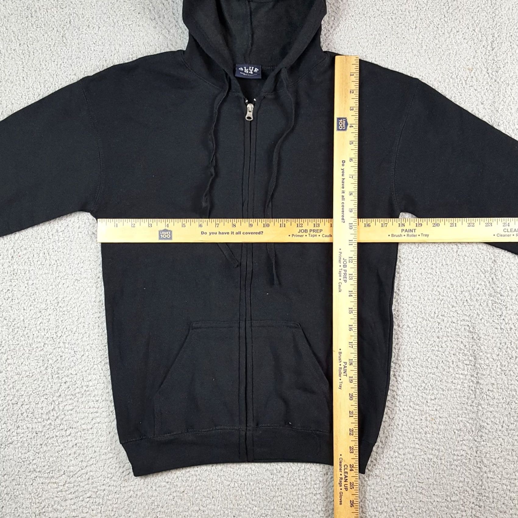 Vintage VINTAGE Black Full Zip Hooded Sweatshirt XL Hooded Men's Normcore Hoodie Crewneck Sweatshirt Size US XL / EU 56 / 4 - 7 Thumbnail
