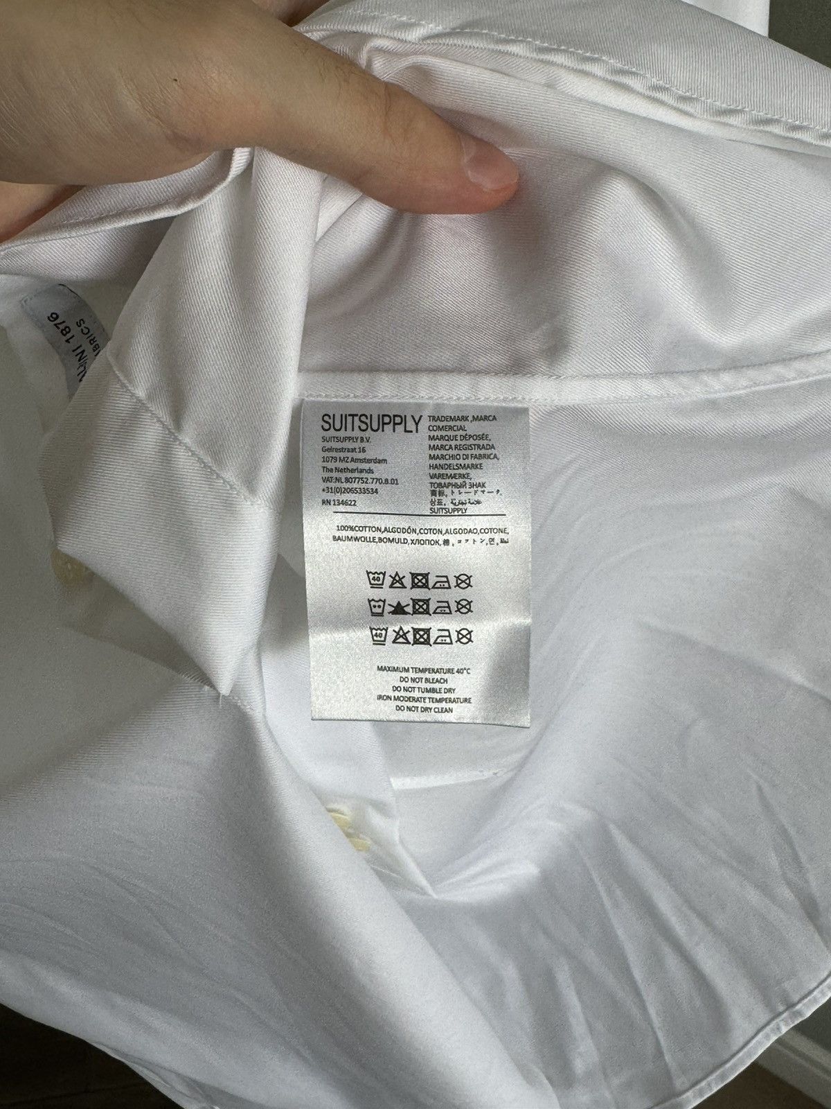 Suitsupply Suitsupply egyptian cotton shirt Size 38S - 9 Thumbnail