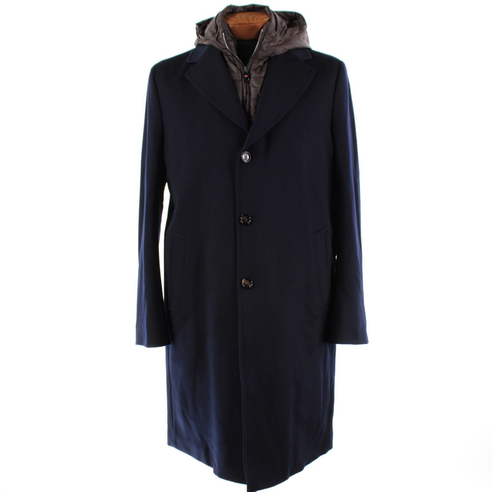 Kiton Kiton Jacket Size L US In Blue Wool Size US L / EU 52-54 / 3 - 1 Thumbnail