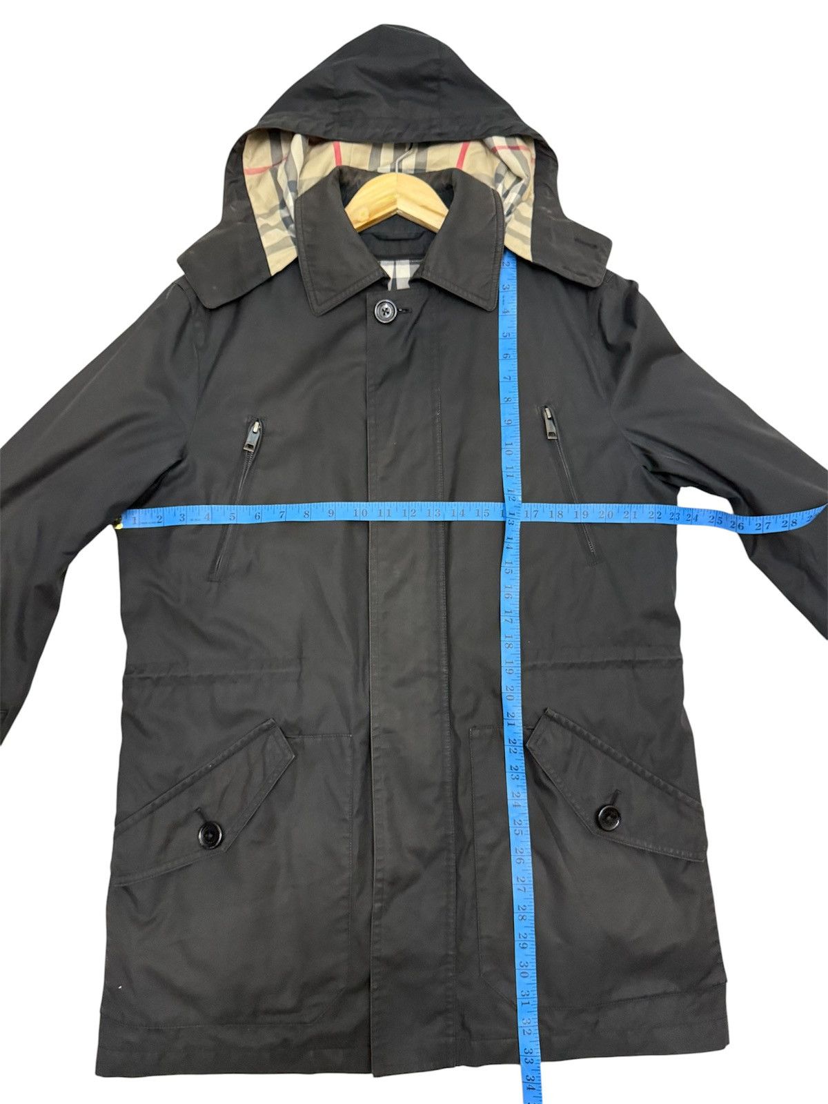 Burberry Burberry London Nova Check Detachable Hooded Coat Jacket Size US L / EU 52-54 / 3 - 4 Thumbnail
