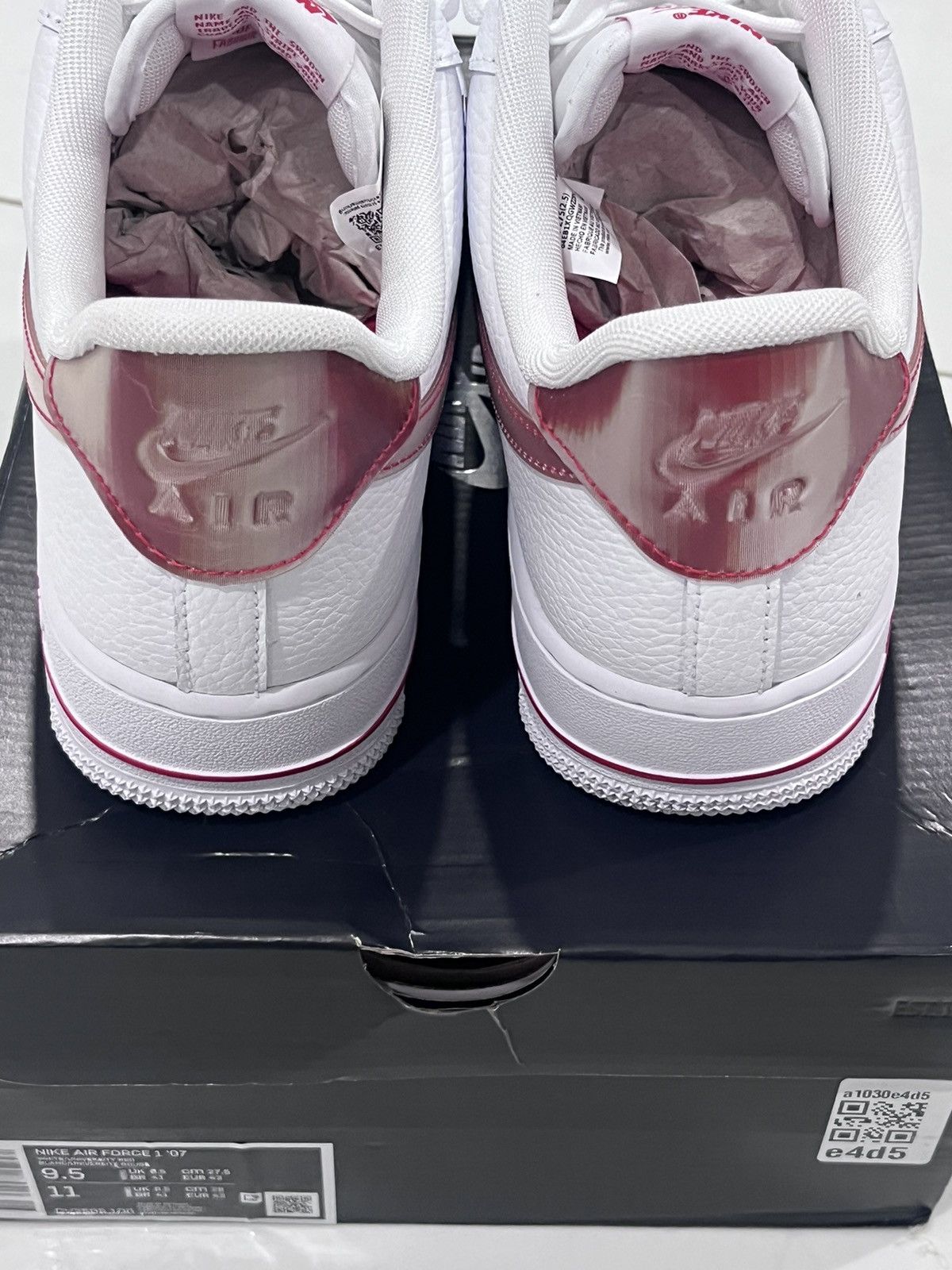 Nike Nike Air Force 1 ‘Jumbo Swoosh University Red’ Size US 9.5 / EU 42-43 - 4 Thumbnail