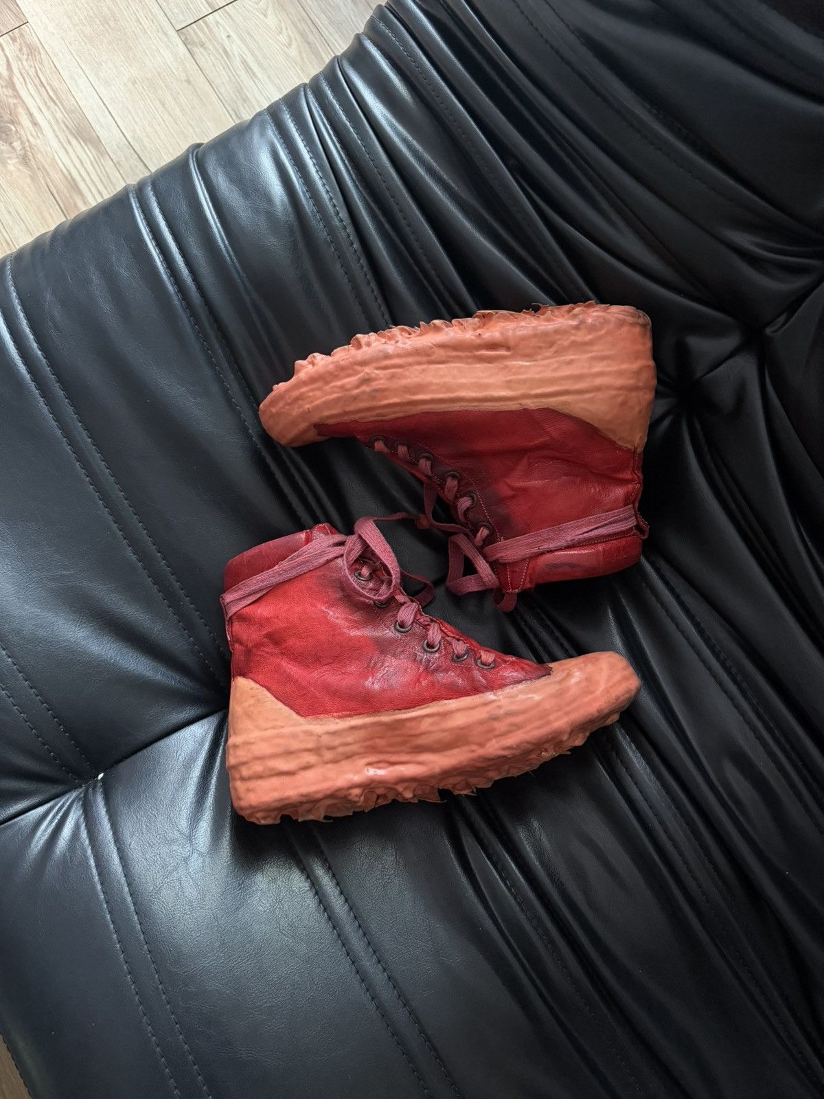 Carol Christian Poell Carol Christian Poell Drip Rubber Sneaker Size US 8 / EU 41 - 3 Thumbnail