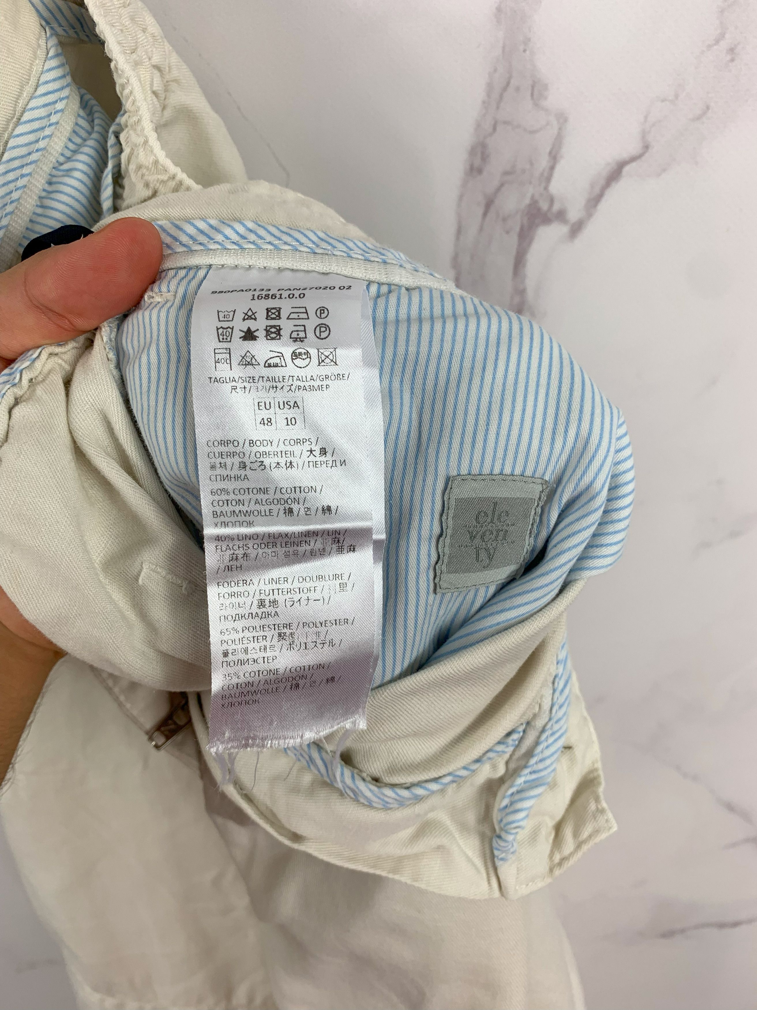 Eleventy Eleventy Cotton/Linen Trousers Pants Size 48 10 Size 34" / US 12 / IT 48 - 12 Thumbnail