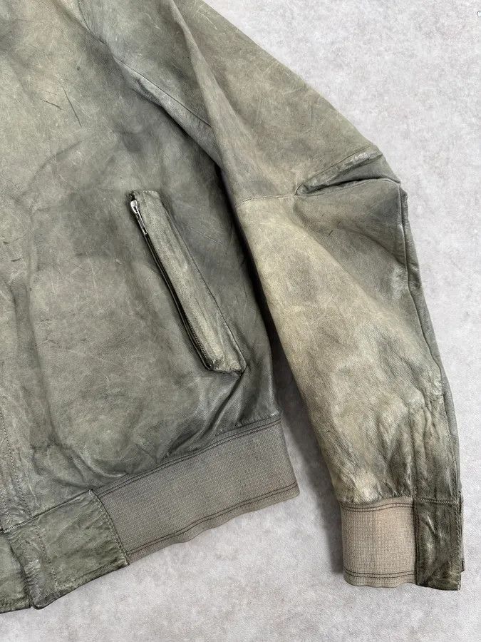 2009 Carol Christian Poell Raw Beige Leather Jacket