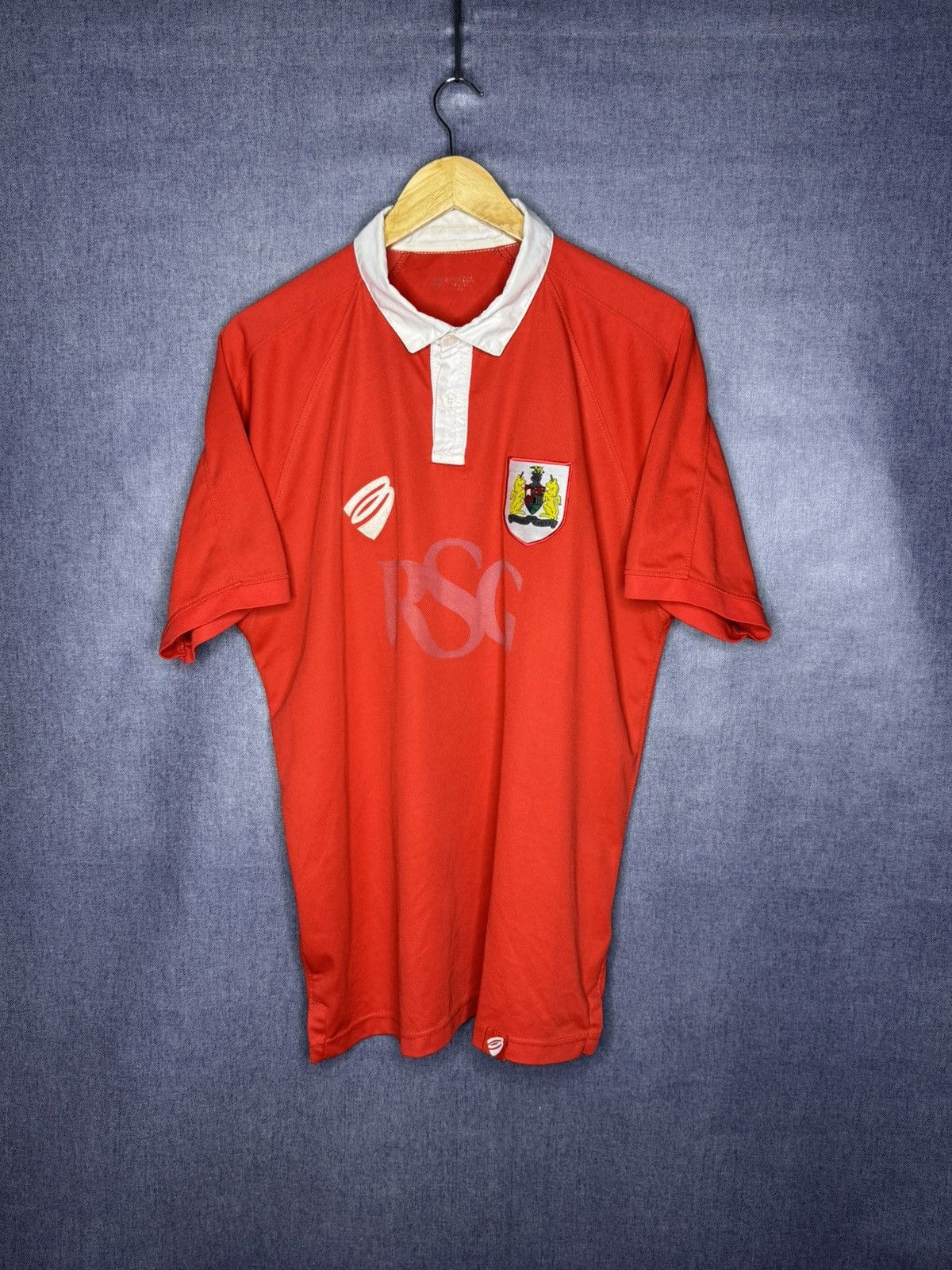Vintage Vintage Bristol City Carey #6 Jersey Home Football Shirt Size US XL / EU 56 / 4 - 1 Thumbnail