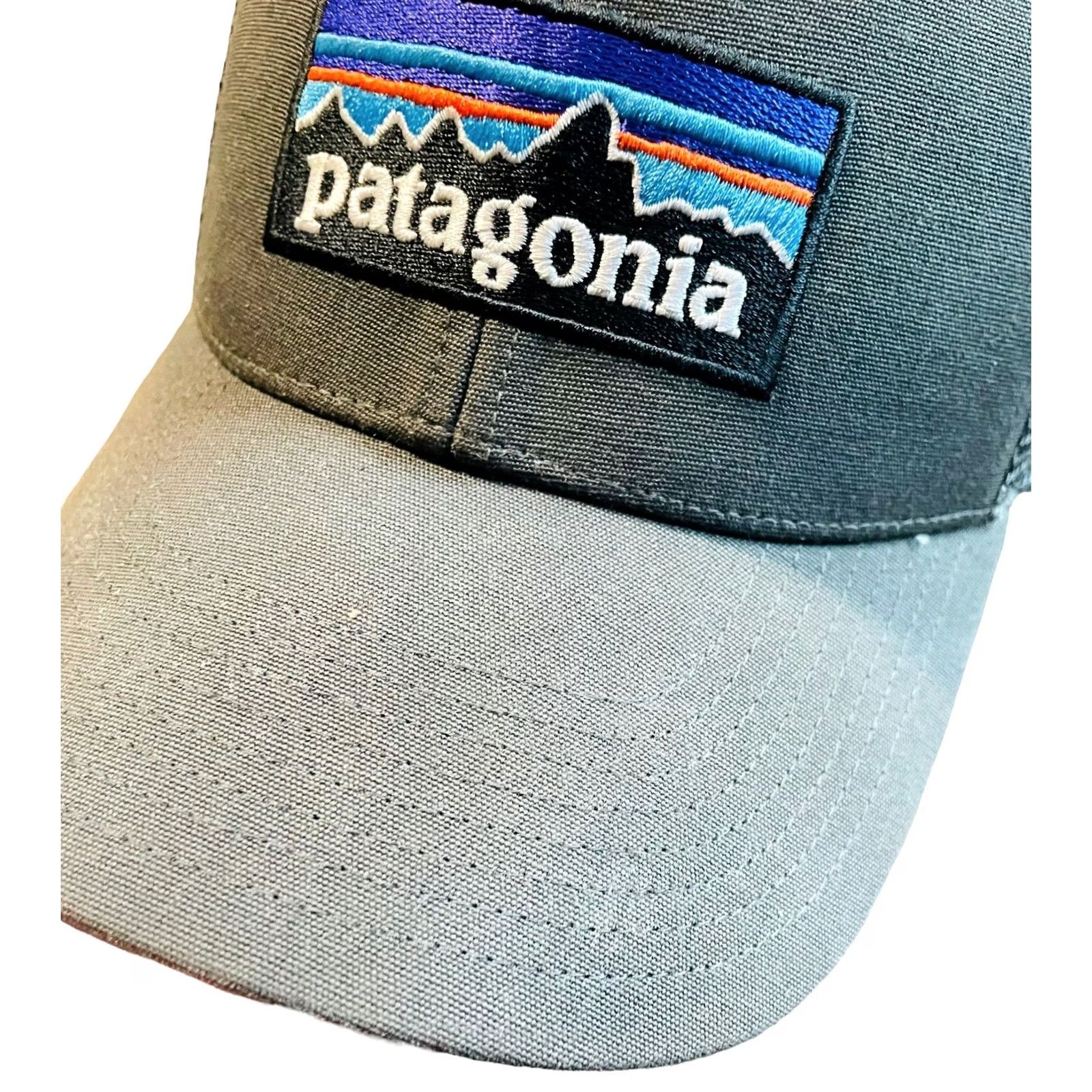Patagonia Patagonia P-6 Trucker Baseball Hat Cap Tenapede Grey Men’s Adjustable Snapback Baseball Cap Mens Casual Travel Workwear Classic Size ONE SIZE - 3 Thumbnail