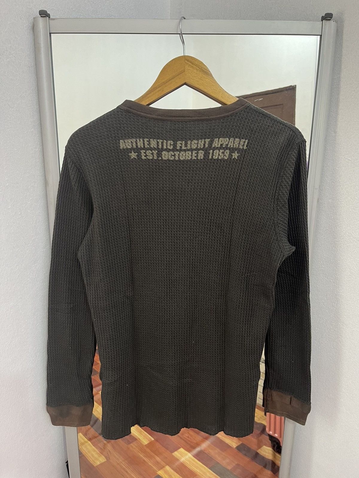 Alpha Industries Alpha Industries Paratrooper Waffle Shirt Japan Size US S / EU 44-46 / 1 - 9 Thumbnail