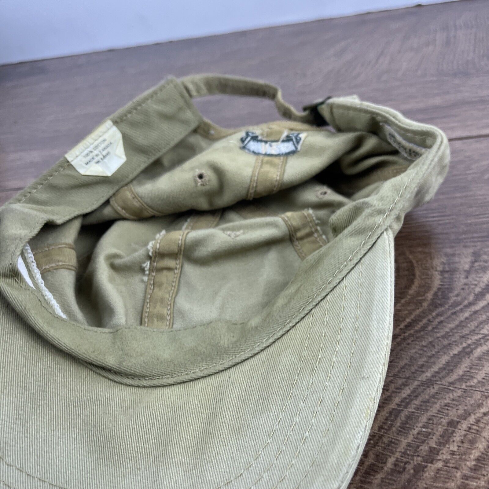 Other Plain Tan Brown Hat Adjustable Adult Size Hat Tan Cap Size ONE SIZE - 11 Thumbnail