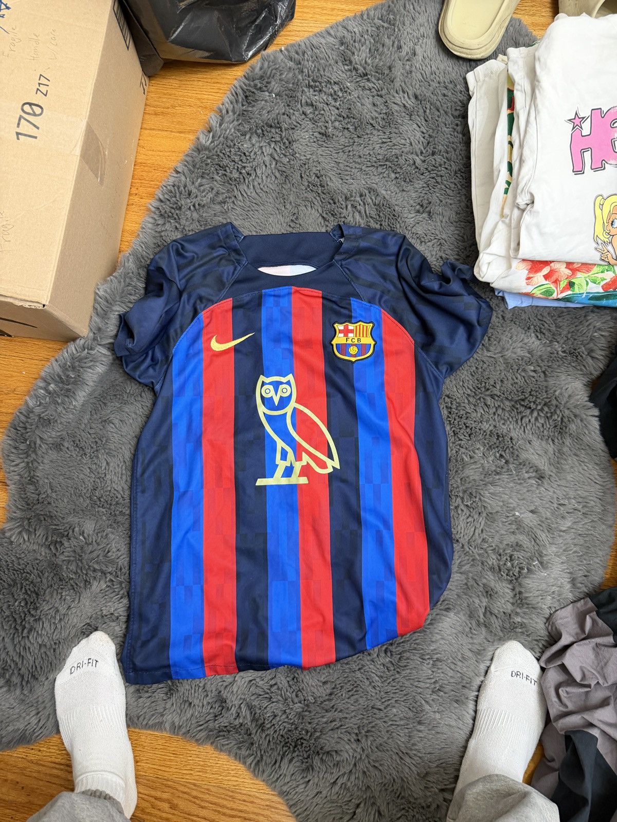 October's Very Own Barcelona OVO Jersey size M DRAKE Size US M / EU 48-50 / 2 - 1 Thumbnail
