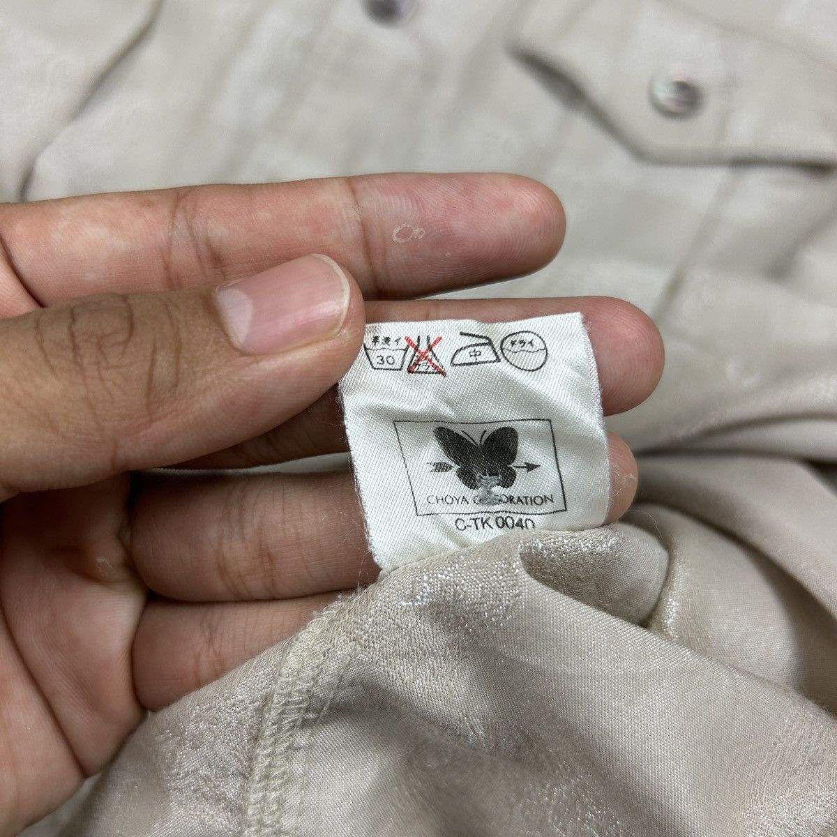 Japanese Brand × Kansai Yamamoto × Vintage 1990s Kansai Profumo - Checkered Orient Size US L / EU 52-54 / 3 - 9 Thumbnail