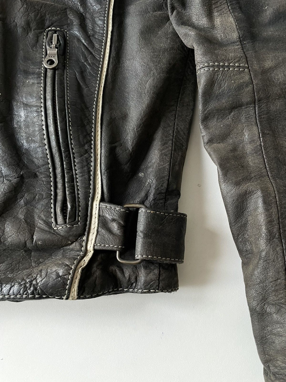 Vintage Vintage Held Racing Leather Jacket Punk Faded Brown Moto Y2K Size US XL / EU 56 / 4 - 15 Thumbnail