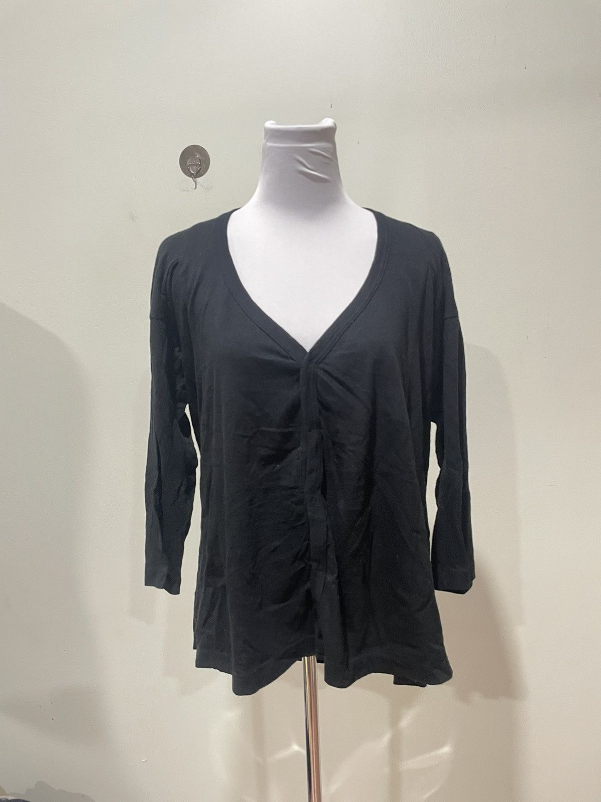 image of Vintage Zucca Black Cardigan, Women's (Size Medium)