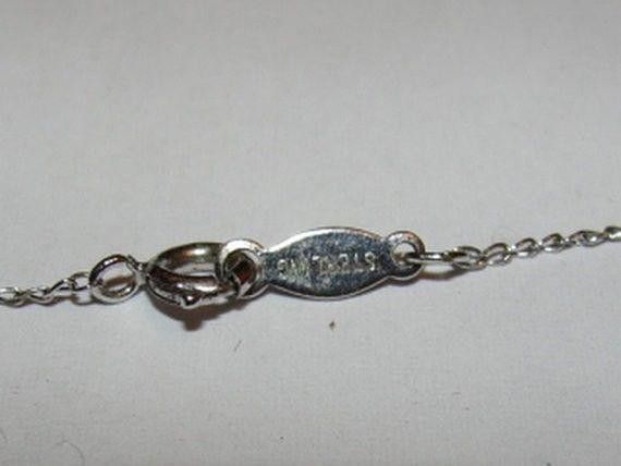 Designer Sterling Faceted Rock Crystal Prong Set Necklace Solitaire Size ONE SIZE - 4 Thumbnail